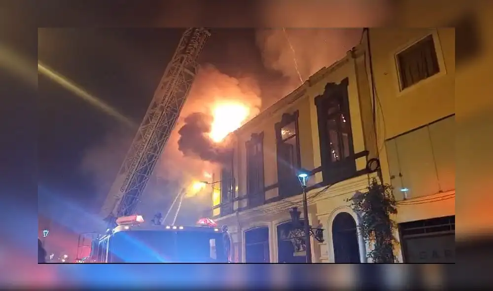 La casona, catalogada como patrimonio cultural, tenía más de 102 años de antigüedad. Foto: difusión
