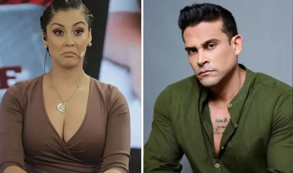 Karla Tarazona y Christian Domínguez iniciaron una relación en el año 2014. Foto: Composición LR/Captura ATV/Christian Domínguez/Instagram