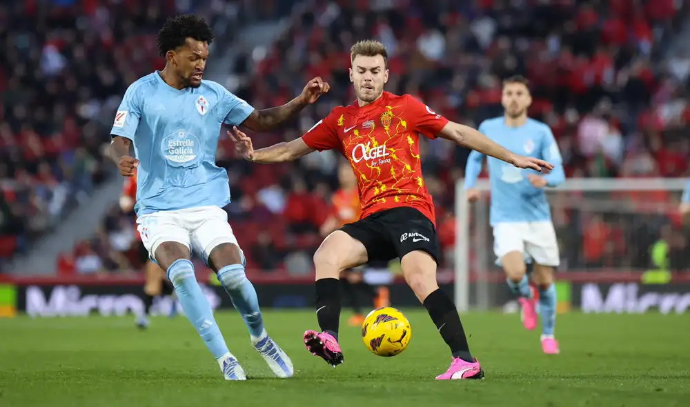 Celta y Mallorca se enfrentaron en el estadio Mallorca Son Moix. Foto: Mallorca Celta y Mallorca se enfrentaron en el estadio Mallorca Son Moix. Foto: Mallorca
