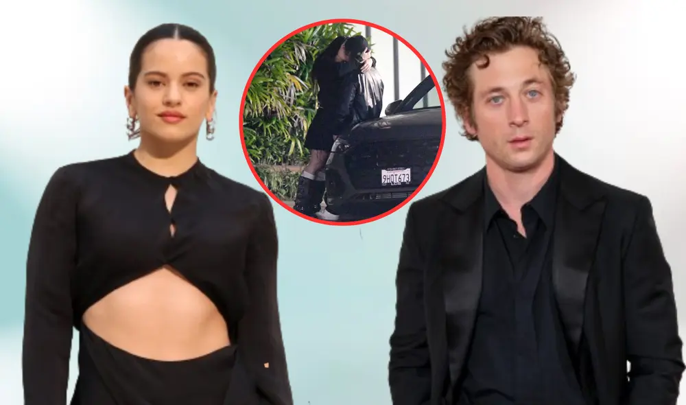 Rosalía vuelve a aposter en el amor al lado de Jeremy Allen. Foto: composición LR/ difusión