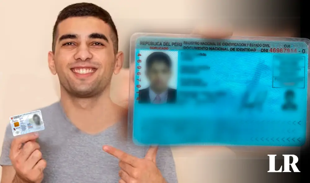 El costo del DNI azul es de S/41. Foto: composición LR/Freepik