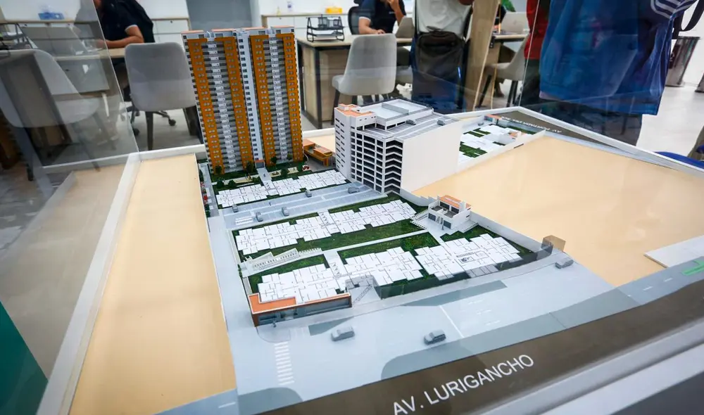 El proyecto contará con 1.308 departamentos. Foto: Facebook/Municipalidad de San Juan de Lurigancho