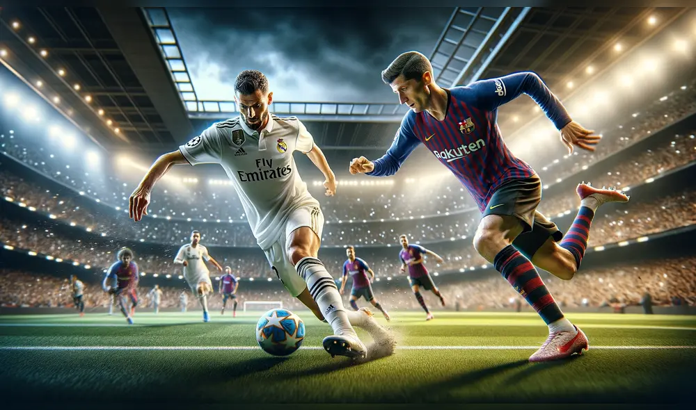 Real Madrid vs. FC Barcelona: el último clásico lo ganó el cuadro de Carlo Ancelotti. Foto: composición LR/IA