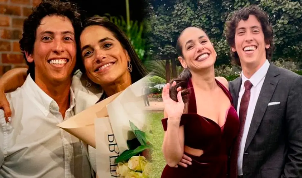 Mateo Garrido Lecca y Verónica Álvarez son una de las parejas más sólidas de la farándula local. Foto: Composición LR / Instagram Verónica Álvarez