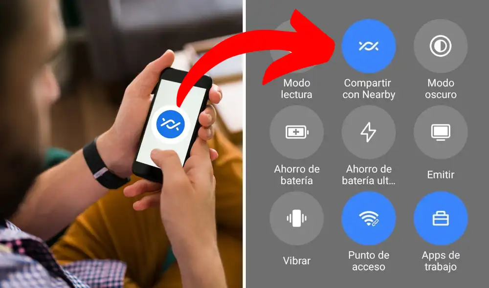 Compartir con Nearby es una aplicación de mucha utilidad según las necesidades del usuario. Foto: composición LR/Freepik/La República