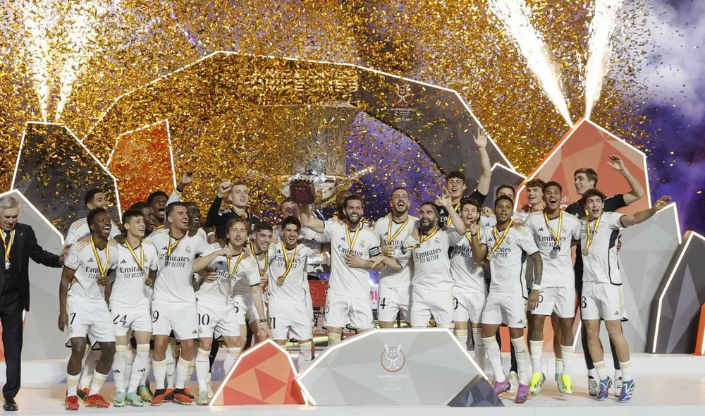 Real Madrid fue ampliamente superior al Barcelona en la final de la Supercopa de España. Foto: EFE Real Madrid fue ampliamente superior al Barcelona en la final de la Supercopa de España. Foto: EFE