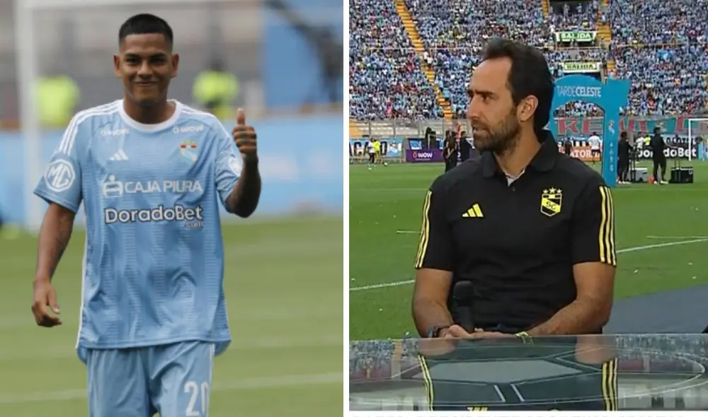 Joao Grimaldo continuará en Sporting Cristal, según declaró el presidente Joel Raffo. Foto: La República/captura Latina