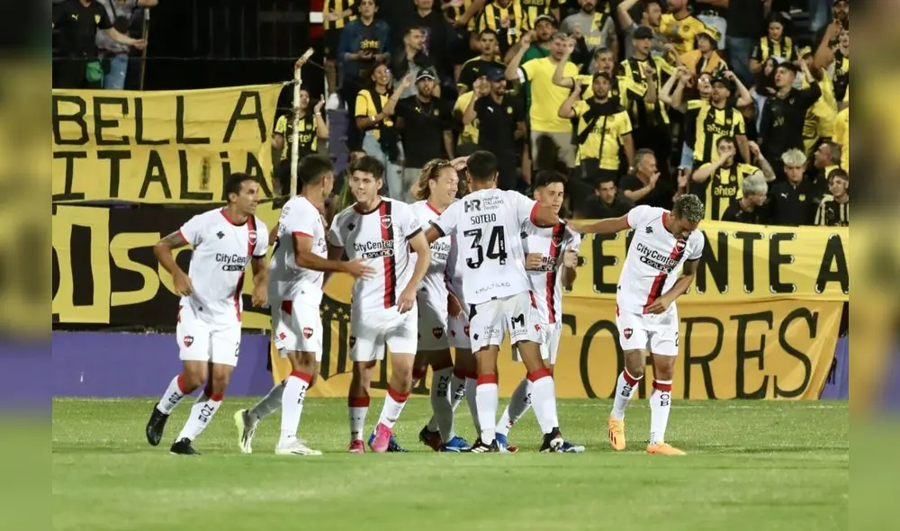 El gol de Newell's fue obra de Guillermo May. Foto: X/@Newell's El gol de Newell's fue obra de Guillermo May. Foto: X/@Newell's
