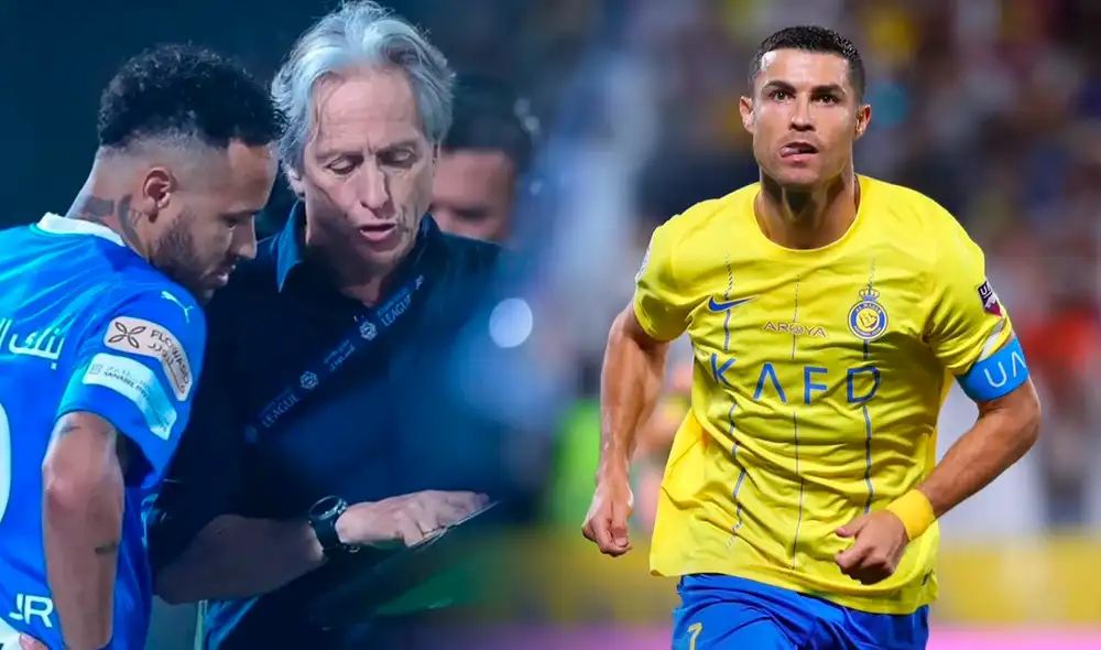 Neymar llegó al club Al Hilal tras su paso por el PSG. Foto: composición LR/X/Instagram/Cristiano Ronaldo