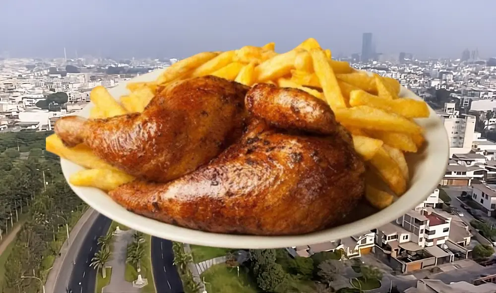 Además de los chifas, San Borja también tiene un buen repertorio de restaurantes con pollo a la brasa. Foto: composición LR/Google Maps