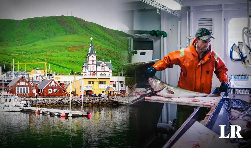 Húsavík es el asentamiento más antiguo de Islandia, además de ser la ciudad más grande del distrito de Þingeyjarsýsla y el centro de servicios de los alrededores. Foto: composición de Jazmin Ceras/LR/Karan thamawong. Video: EFE