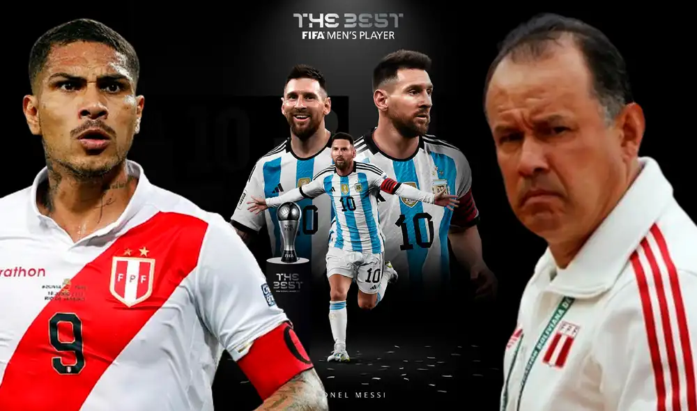 Paolo Guerrero y Juan Reynoso votaron en la encuesta The Best al mejor futbolista del 2023. Foto: composición GLR