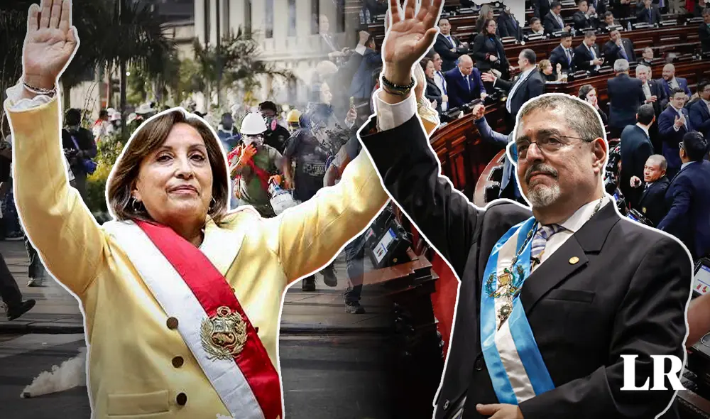 La movilización de los ciudadanos está muy presente en Guatemala y en Perú. Foto: composición de Jazmin Ceras/La República/EFE