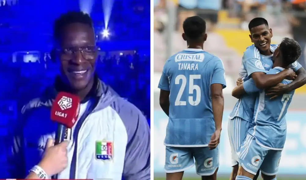 El futbolista de Once Caldas relacionó el ambiente vivido en la Noche Blanquiazul con Sporting Cristal. Foto: composición de LR/Luis Jiménez/captura de Liga 1 Max |