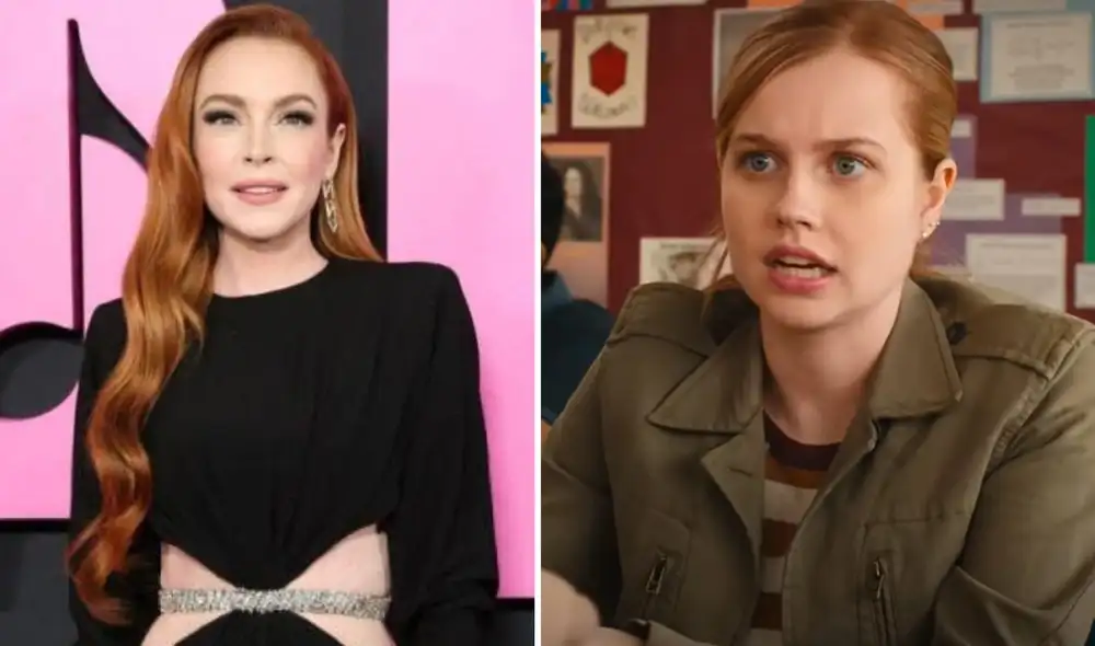 Lindsay Lohan no estaría de acuerdo con la frase de la rapera Megan Thee Stalion.  Foto: composición LR/captura de YouTube