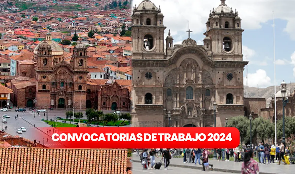 Más de 100 puestos de trabajo han sido publicados en Convocatorias 2024 para la región Cusco. Foto: composición LR/Steffano Trinidad/La República Más de 100 puestos de trabajo han sido publicados en Convocatorias 2024 para la región Cusco. Foto: composición LR/Steffano Trinidad/La República
