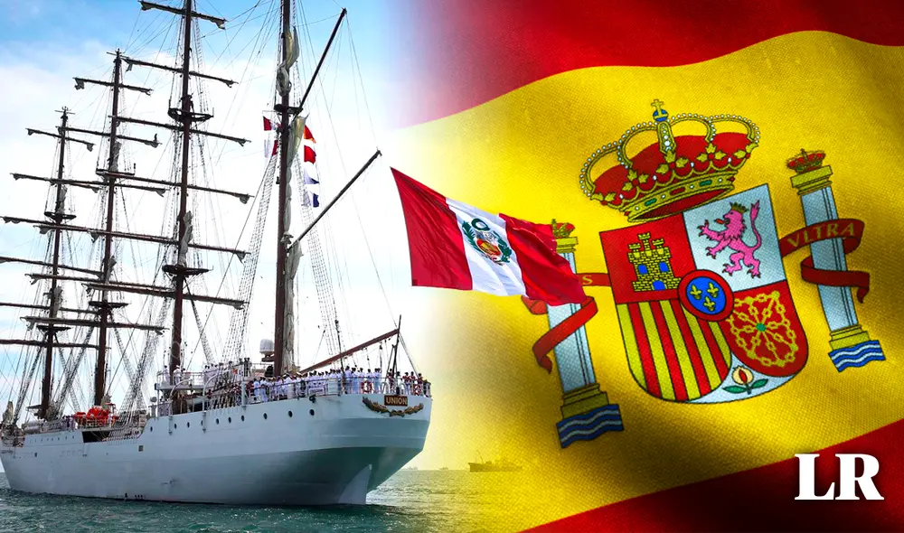 Con la llegada del B.A.P Unión a España, se busca estrechar las relaciones con el país europeo. Foto: composición LR - Gerson Cardoso Con la llegada del B.A.P Unión a España, se busca estrechar las relaciones con el país europeo. Foto: composición LR - Gerson Cardoso