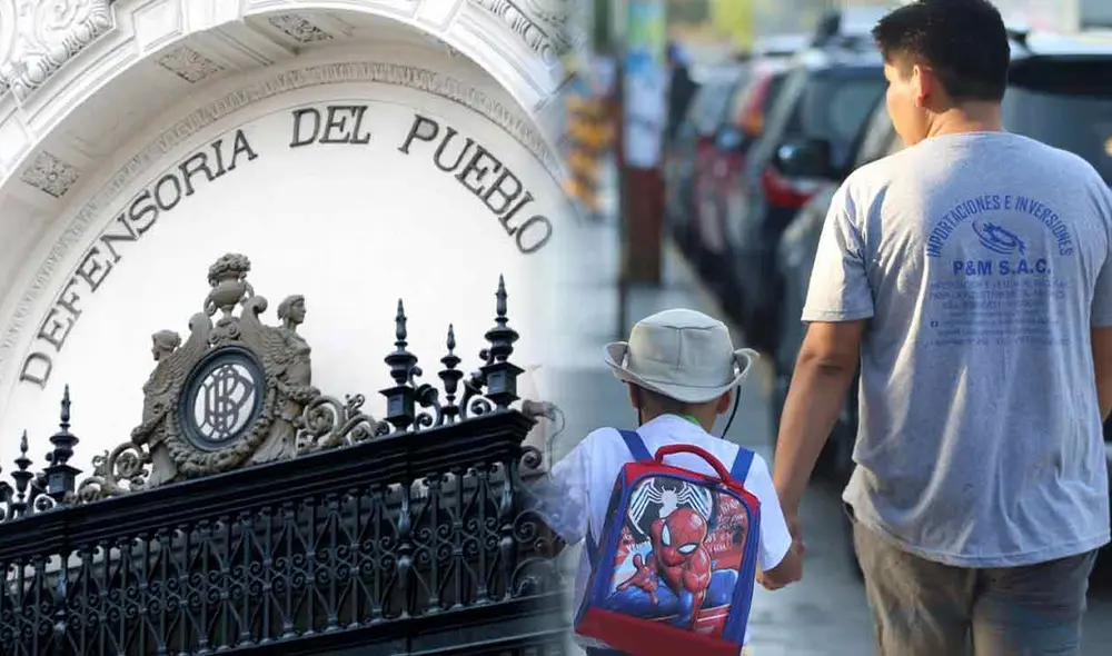 Defensoría indicó que los padres que deseen ingresar con sus niños deberán presentar la documentación que demuestre la relación entre ambos. Foto: composición LR/Andina