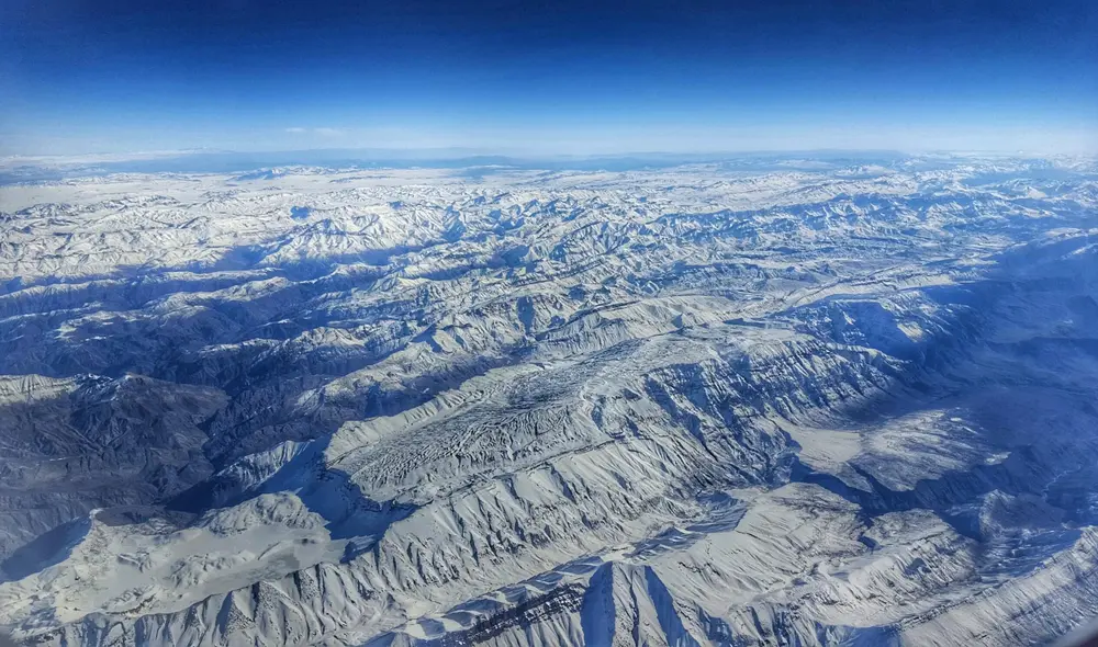 El Tíbet es el territorio donde están las montañas más altas del mundo. Foto: Reddit