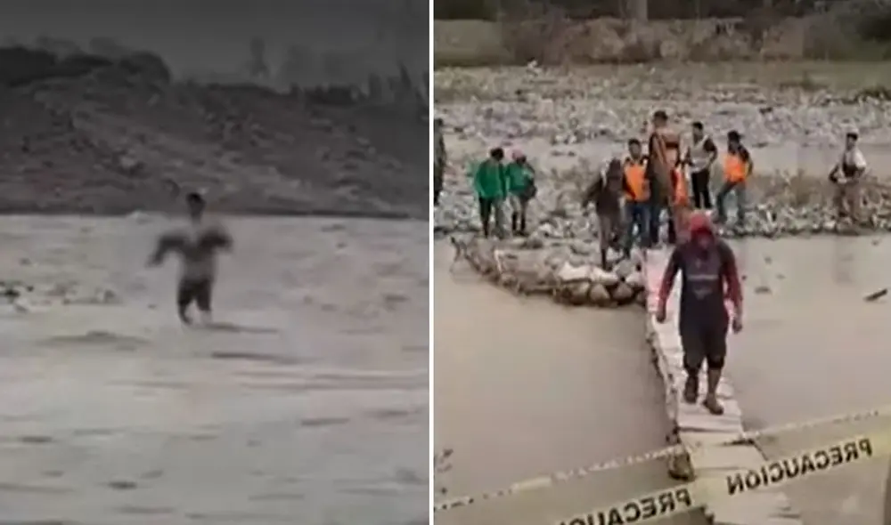Acceso a mercados, centros de salud y tiendas de abastecimiento depende de estos puentes. Foto: composición LR/Canal N