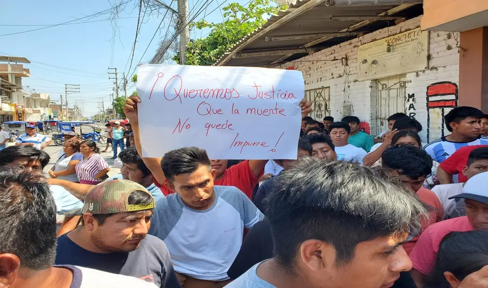 Familiares piden que se investigue muerte de hombre. Falleció cuando lo intervinieron. Foto: Almendra Ruesta/LR Familiares piden que se investigue muerte de hombre. Falleció cuando lo intervinieron. Foto: Almendra Ruesta/LR