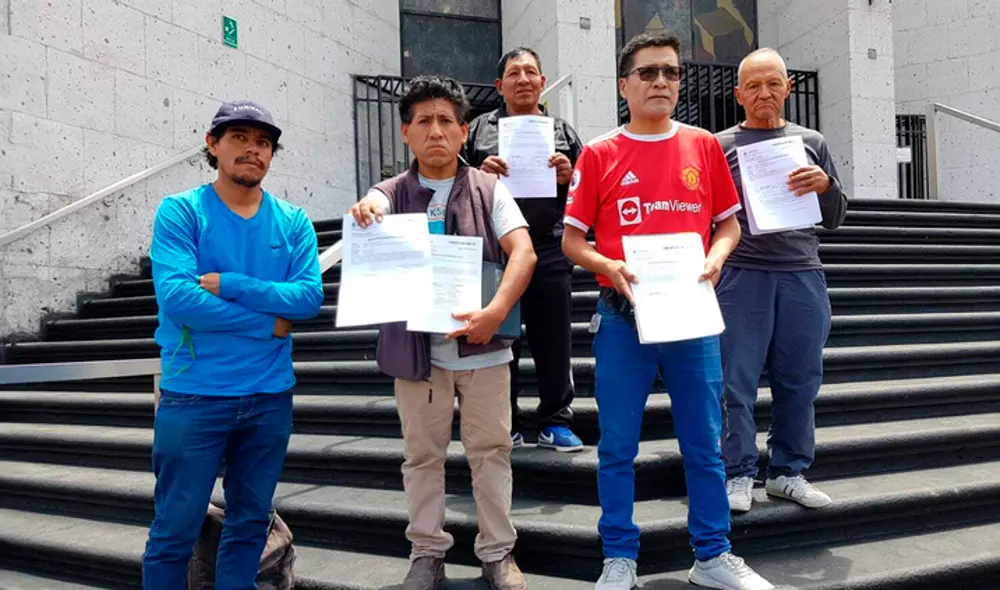 Manifestantes exigen que se archive investigación contra 192 ciudadanos. Foto: Wilder Pari/LR Manifestantes exigen que se archive investigación contra 192 ciudadanos. Foto: Wilder Pari/LR