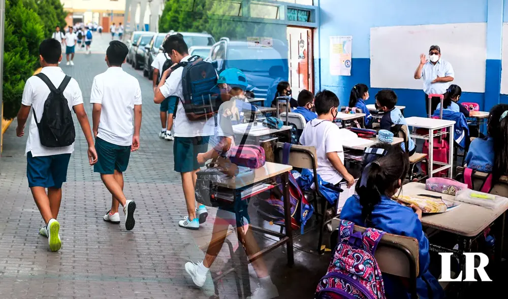 El uniforme no es obligatorio en los colegios nacionales. Foto: composición LR de Fabrizio Oviedo/ Andina