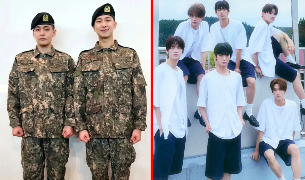 El grupo rookie TWS está listo para debutar. Entretanto, BTS aún estará en pausa hasta el 2025. Foto: composición LR/Hybe El grupo rookie TWS está listo para debutar. Entretanto, BTS aún estará en pausa hasta el 2025. Foto: composición LR/Hybe