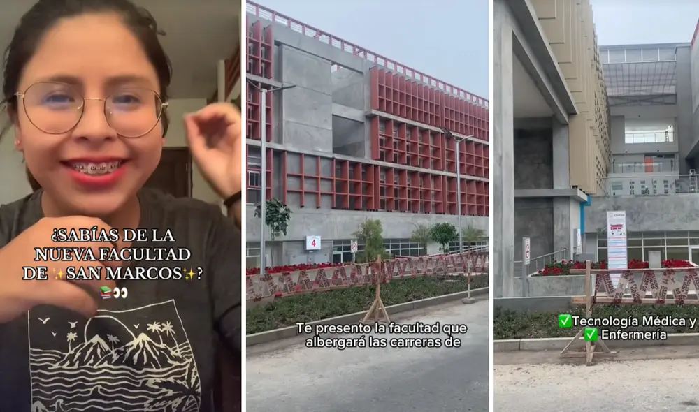 Conoce cuándo entrará en funcionamiento la nueva sede de la Facultad de Medicina de la UNMSM. Foto: composición LR/TikTok/@yommmi27 Conoce cuándo entrará en funcionamiento la nueva sede de la Facultad de Medicina de la UNMSM. Foto: composición LR/TikTok/@yommmi27