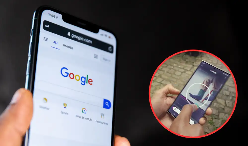 Circle to Search estará disponible solo en algunos móviles de Android a partir del 31 de enero. Foto: composición LR/Bluedata/Google