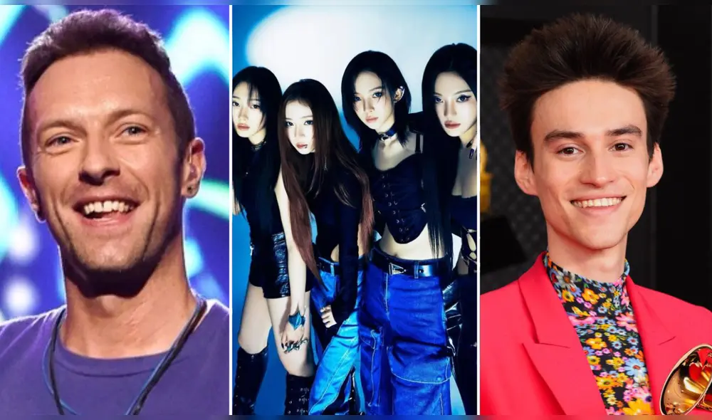 Chris Martin, aespa figuran en el álbum de Jacob Collier. Foto: composición LR/SM Entertainment/X jacobcollier