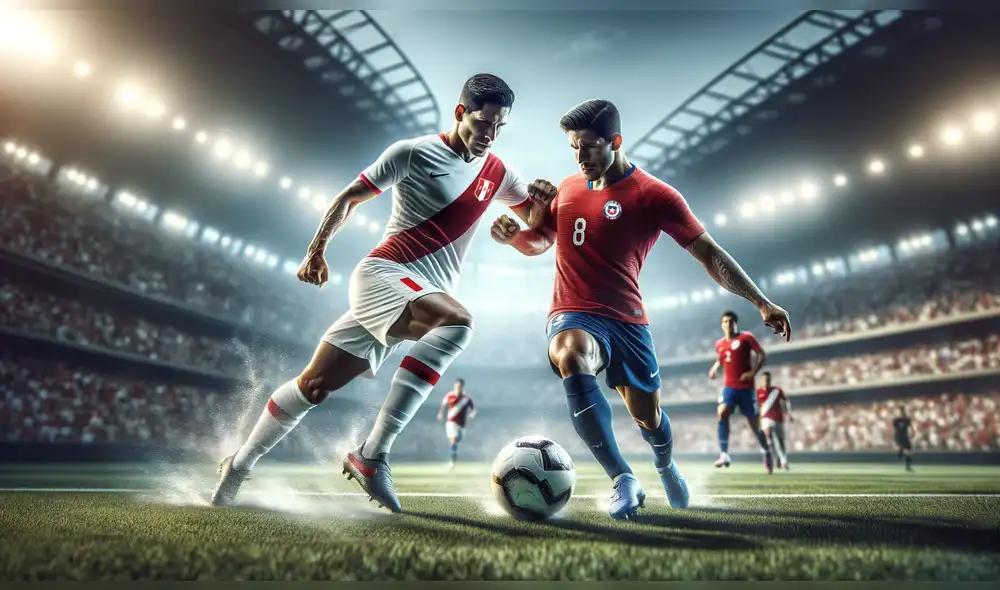 Perú vs. Chile Sub 23: ambas escuadras integran el grupo B del Preolímpico 2024. Foto: composición LR/IA