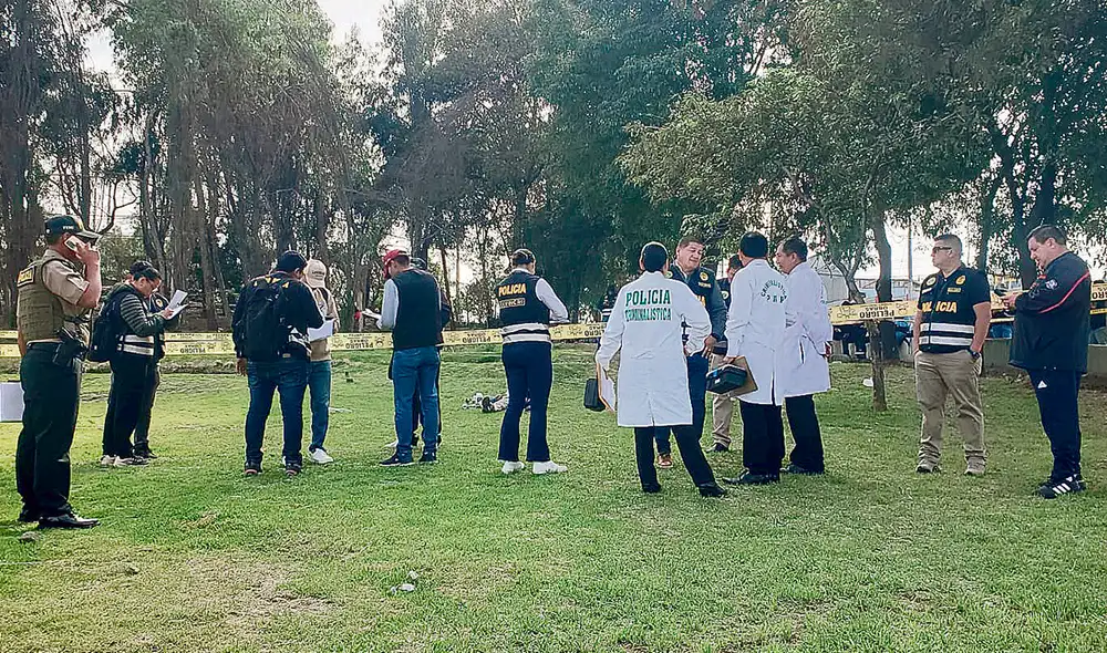 El fin. Los restos del presunto feminicida fueron hallados ayer en un parque. Poco antes subió su “despedida” a TikTok. Foto: La República El fin. Los restos del presunto feminicida fueron hallados ayer en un parque. Poco antes subió su “despedida” a TikTok. Foto: La República