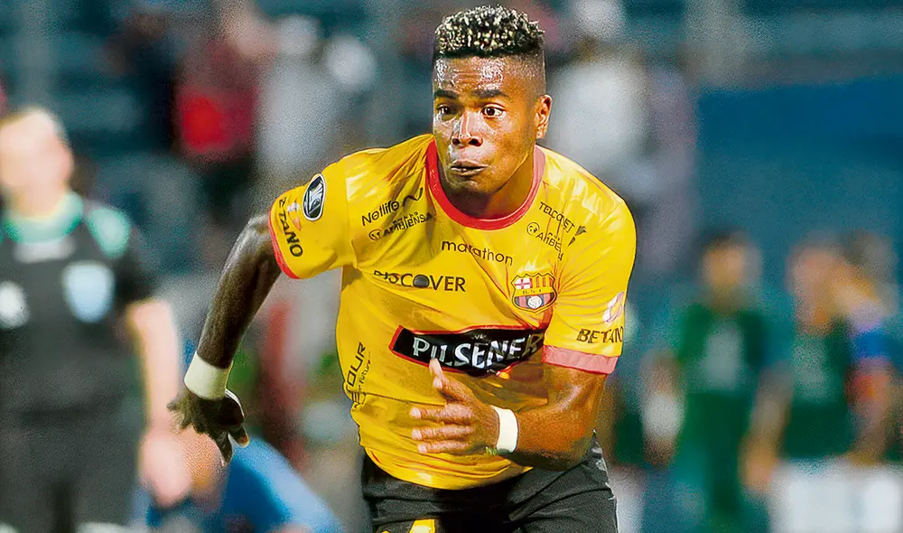 Con ritmo. Segundo Portocarrero disputó 33 encuentros con el Barcelona SC en el 2023, de los cuales registró 1 anotación y 3 asistencias. Foto: difusión Con ritmo. Segundo Portocarrero disputó 33 encuentros con el Barcelona SC en el 2023, de los cuales registró 1 anotación y 3 asistencias. Foto: difusión