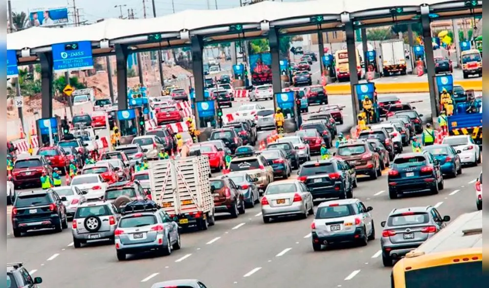 Son 3 las autopistas principales de Lima que cuentan con estaciones de peaje. Foto: Andina