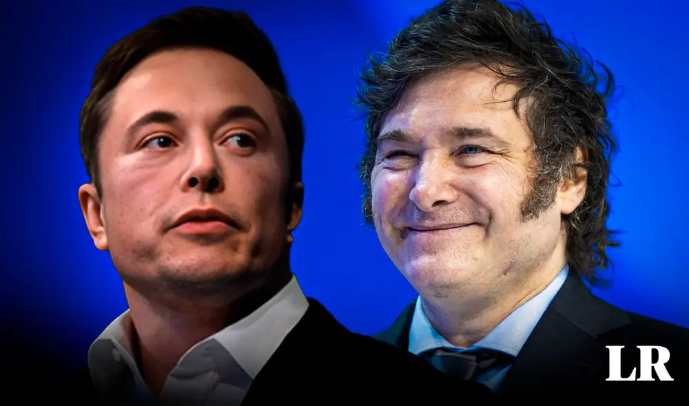 El empresario había compartido en su mensaje un video del discurso de Milei en Davos, en el que había advertido que "Occidente está en peligro". Foto: composición de Gerson Cardoso/LR/EFE. Video: @Elon Musk