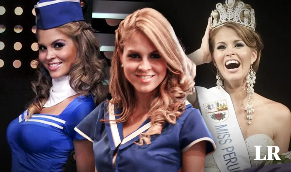 Jimena Espinosa se convirtió en miss Perú cuando tenía 26 años. Foto: composición de Jazmin Ceras - La República/Latina/Miss Perú