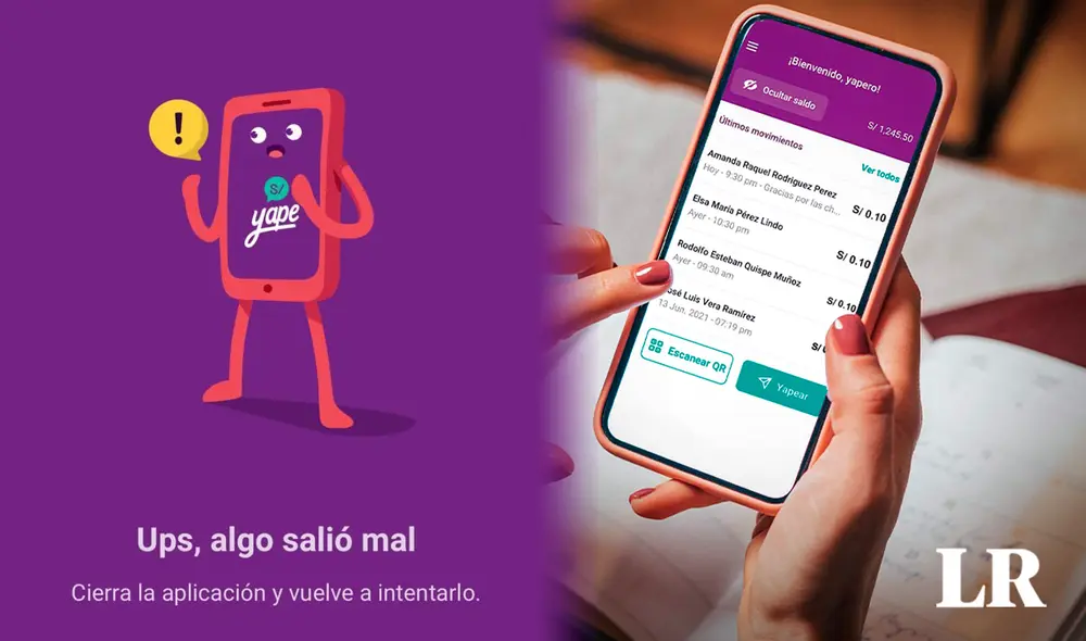 La aplicación de Yape permite hacer depósitos a cuentas Plin. Foto: composición LR/Freepik/La República