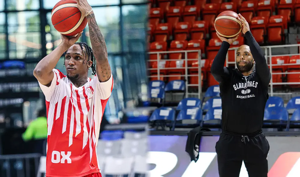 Gladiadores de Anzoátegui y Real Estelí chocarán en el estadio Gimnasio Luis Ramos, este sábado 20 de enero, por el Basketball Champions League Américas. Foto: Gladiadores de Anzoátegui/Real Estelí/X/composición LR