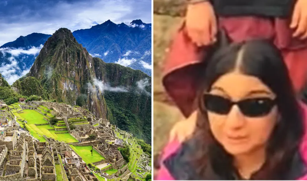 La mujer visitó la ciudadela inca con su familia. Foto: composición LR/YouTube/Qué grande es mi Perú La mujer visitó la ciudadela inca con su familia. Foto: composición LR/YouTube/Qué grande es mi Perú