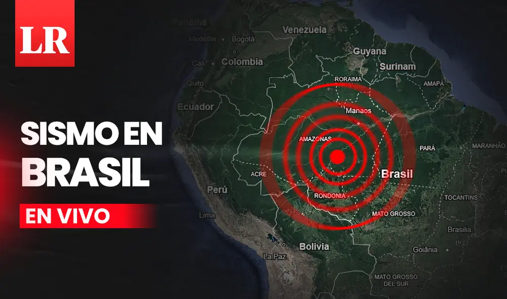 Un fuerte sismo remeció Brasil, el cual también fue percibido en la frontera con Perú. Foto: composición LR