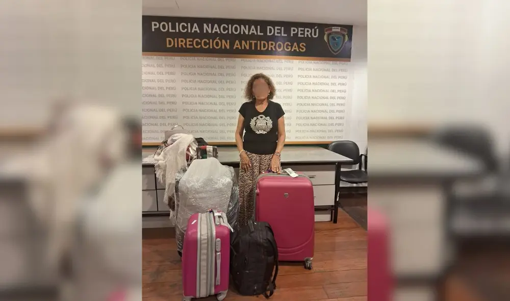 El cargamento de droga era equivalente a casi 100.000 euros en el mercado español. Foto: PNP
