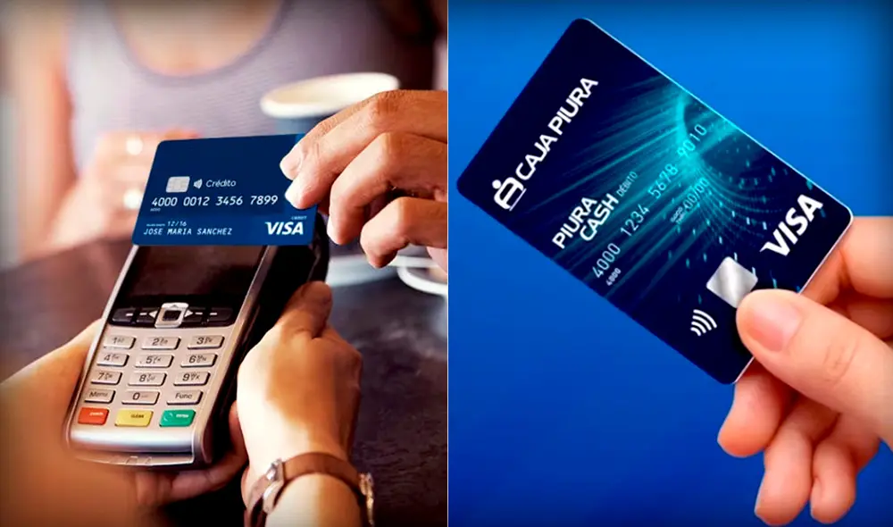 La tarjeta de Caja Piura podrá ser utilizada a nivel nacional e internacional, facilitando compras en POS y por internet. Foto: composición LR