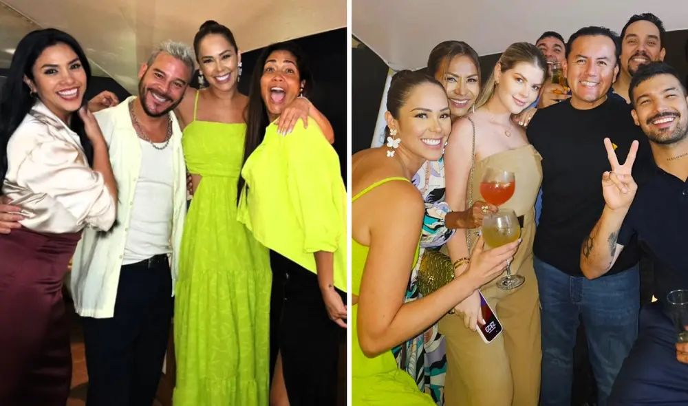 Karen Schwarz se dejó ver acompañada de su esposo Ezio Oliva, sus hijas y sus padres. Foto: composición LR/Instagram/Karen Schwarz - Video: Instagram/Karen Schwarz