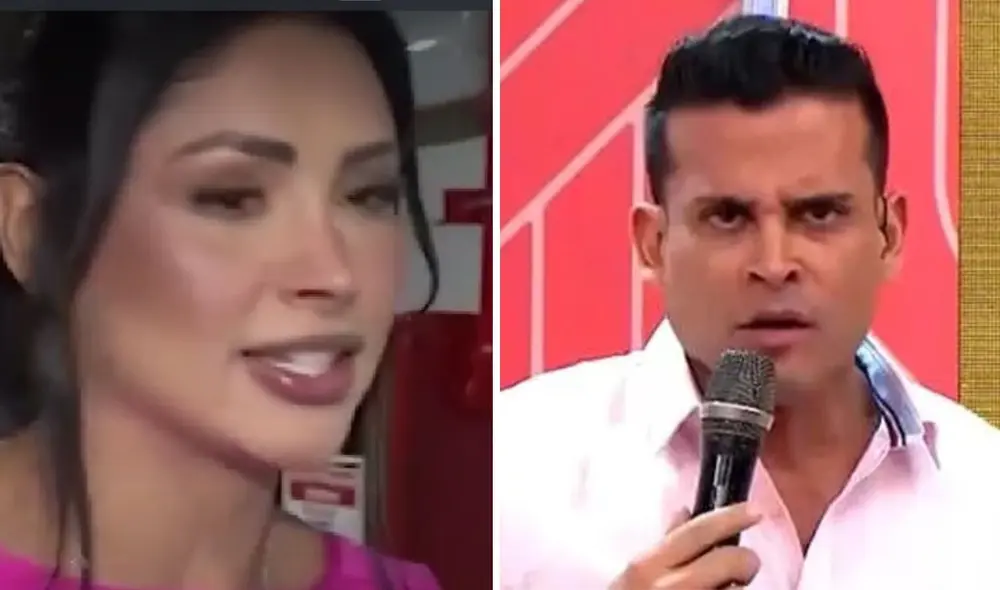 Pamela Franco y Christian Domínguez iniciaron un romance a fines del 2019. Foto: Composición LR/Captura América TV - Video: América TV