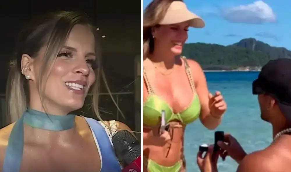 Alejandra Baigorria y Said Palao cumplieron 3 años de relación recientemente. Foto: Composición LR/Captura América TV/Alejandra Baigorria/Instagram Alejandra Baigorria y Said Palao cumplieron 3 años de relación recientemente. Foto: Composición LR/Captura América TV/Alejandra Baigorria/Instagram