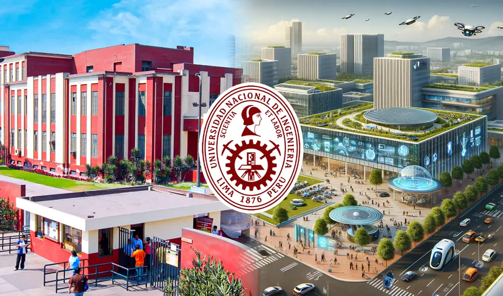 La Universidad Nacional de Ingeniería antes era la Escuela de Ingenieros Civiles y de Minas. Foto: composición LR/UNI/Dall-e La Universidad Nacional de Ingeniería antes era la Escuela de Ingenieros Civiles y de Minas. Foto: composición LR/UNI/Dall-e