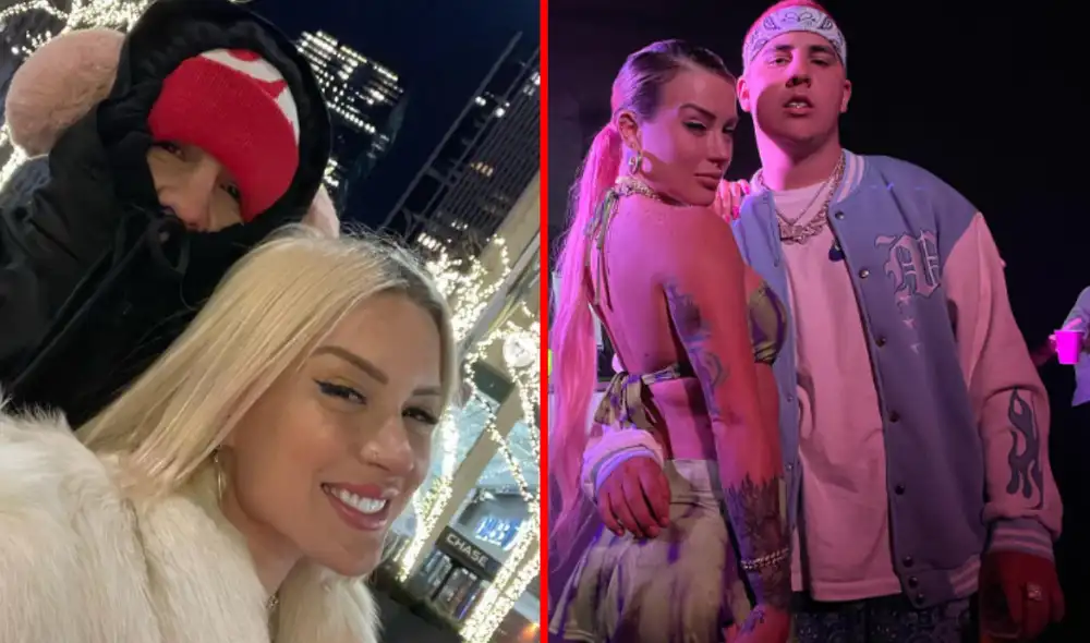 Leslie Shaw tiene una relación con el 'Prefe' desde mediados del 2021. Foto: composición LR/Instagram