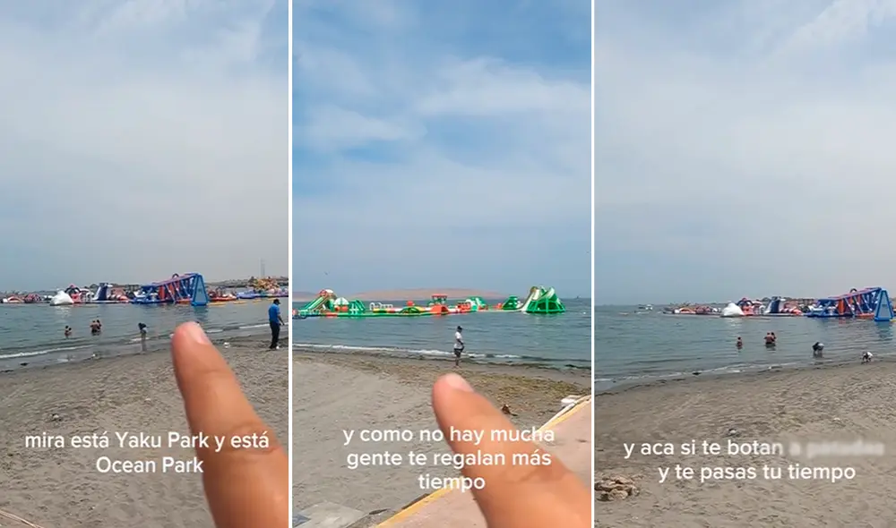 Joven mencionó el precio y algunos detalles más sobre los inflables acuáticos. Foto: composición LR/TikTok/@jotaconpe Joven mencionó el precio y algunos detalles más sobre los inflables acuáticos. Foto: composición LR/TikTok/@jotaconpe