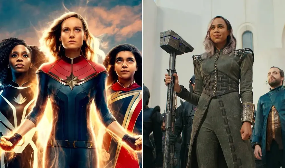 Carol Danvers, Monica Rambeau y Kamala Khan deberán enfrentar a Dar-Benn, la villana de ‘The Marvels’. Foto: composición LR/Disney Carol Danvers, Monica Rambeau y Kamala Khan deberán enfrentar a Dar-Benn, la villana de ‘The Marvels’. Foto: composición LR/Disney